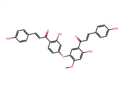 Rhuschalcone Iv structure