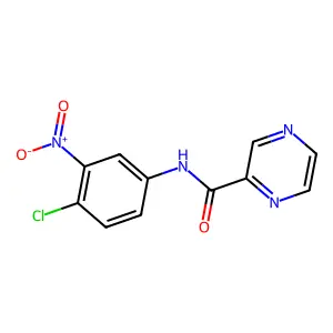 N-(4-氯-3-硝基苯基)吡嗪-2-甲酰胺 structure