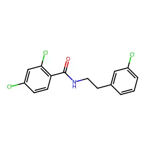2,4-dichloro-N-[2-(3-chlorophenyl)ethyl]benzamide structure