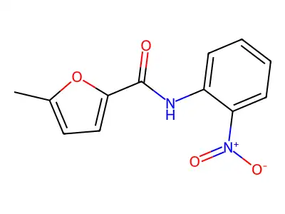 2-Furancarboxamide, 5-methyl-N-(2-nitrophenyl)- structure