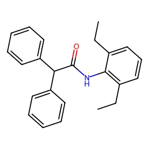 N-(2,6-diethylphenyl)-2,2-diphenylacetamide structure