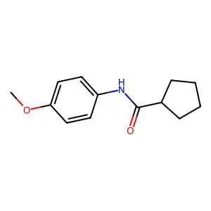 N-(4-甲氧基苯基)环戊烷甲酰胺 structure