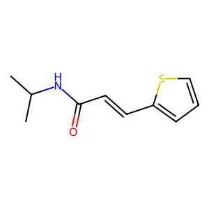 N-Isopropyl-3-(thiophen-2-yl)acrylamide structure