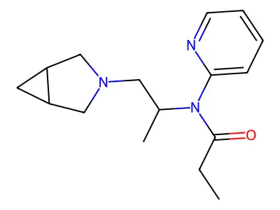 Propanamide, N-(2-(3-azabicyclo(3.1.0)hex-3-yl)-1-methylethyl)-N-2-pyridinyl- structure