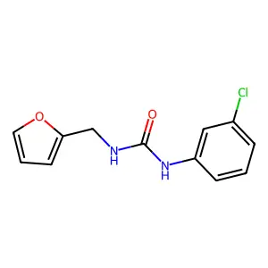 N-(3-Chlorophenyl)-N'-(2-furylmethyl)urea structure