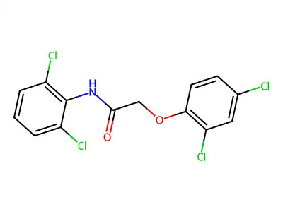 2-(2,4-Dichlorophenoxy)-N-(2,6-dichlorophenyl)acetamide structure