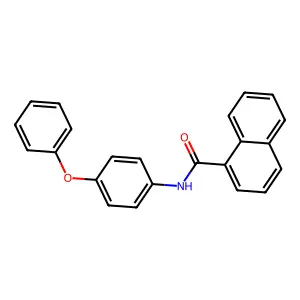 N-(4-苯氧基苯基)萘-1-甲酰胺 structure
