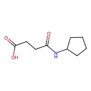 4-(Cyclopentylamino)-4-oxobutanoic acid structure