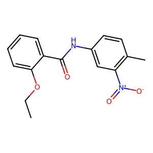 2-ethoxy-N-(4-methyl-3-nitrophenyl)benzamide structure