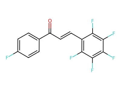 2,3,4,4',5,6-Hexafluorochalcone structure