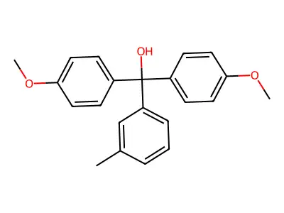4,4'-Dimethoxy-3''-methyltrityl alcohol structure