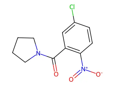 1-(5-Chloro-2-nitrobenzoyl)pyrrolidine structure