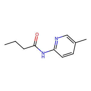 N-(5-methylpyridin-2-yl)butanamide structure