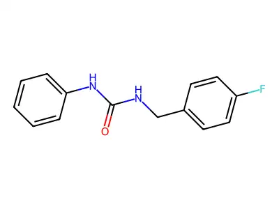 1-(4-Fluorobenzyl)-3-phenylurea structure