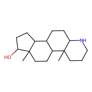 4a,6a-Dimethylhexadecahydro-1H-indeno[5,4-f]quinolin-7-ol structure