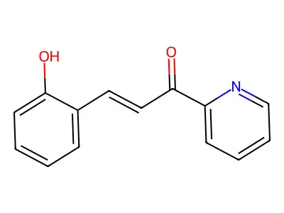 3-(2-Hydroxyphenyl)-1-(2-pyridinyl)-2-propen-1-one structure