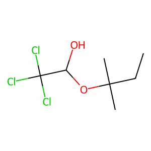 Ethanol, 1-(tert-pentyloxy)-2,2,2-trichloro- structure