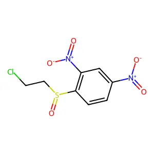 2-氯乙基-2,4-二硝基苯基亚砜 structure