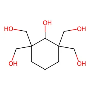 2,2,6,6-Tetrakis(hydroxymethyl)cyclohexanol structure