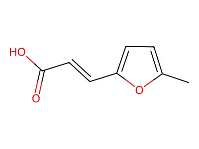 3-(5-甲基-2-呋喃基)丙烯酸 structure