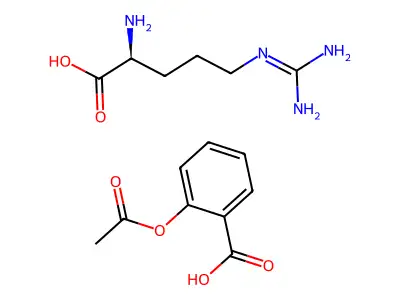 Aspirin arginine structure