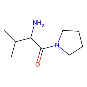 2-Amino-3-methyl-1-(1-pyrrolidinyl)-1-butanone structure