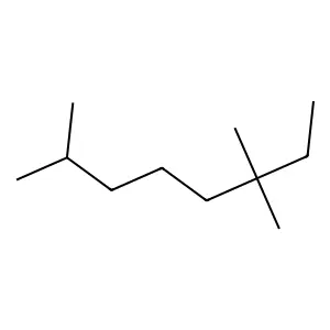 2,6,6-Trimethyloctane structure