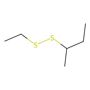 Disulfide, ethyl 1-methylpropyl structure