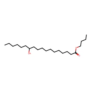 Butyl 12-hydroxyoctadecanoate structure