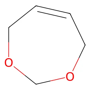 cis-4,7-Dihydro-1,3-dioxepin structure