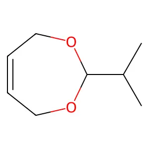 4,7-Dihydro-2-isopropyl-1,3-dioxepin structure
