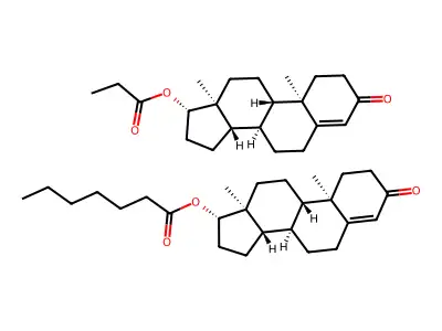 Testoviron-depot structure