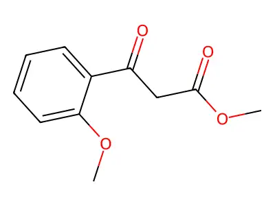 Methyl 3-(2-methoxyphenyl)-3-oxopropanoate structure