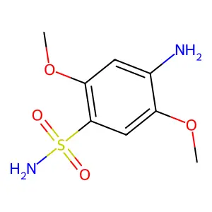 4-氨基-2,5-二甲氧基苯磺酰胺 structure