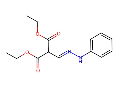 Diethyl [(2-phenylhydrazinylidene)methyl]propanedioate structure