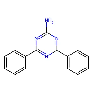 4,6-二苯基-1,3,5-三嗪-2-胺 structure