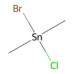 Stannane, bromochlorodimethyl- structure