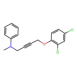 N-[4-(2,4-Dichlorophenoxy)but-2-yn-1-yl]-N-methylaniline structure