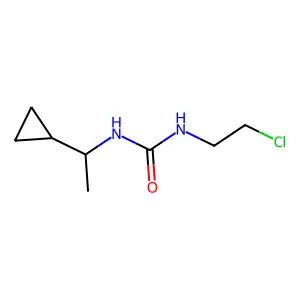 N-(2-Chloroethyl)-N'-(1-cyclopropylethyl)urea structure