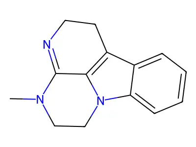 1H-3,4,6a-Triazafluoranthene, 2,4,5,6-tetrahydro-4-methyl- structure