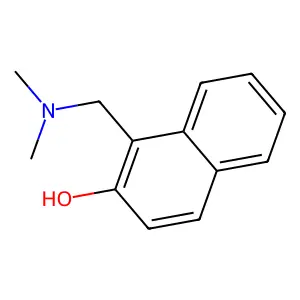 (2-Hydroxynaphthalen-1-yl)methyl-dimethylazanium structure