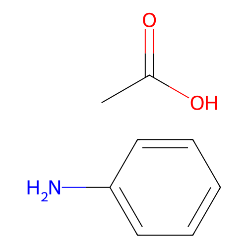 Aniline acetate structure
