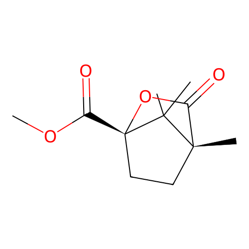 methyl (1S,4R)-4,7,7-trimethyl-3-oxo-2-oxabicyclo[2.2.1]heptane-1-carboxylate structure