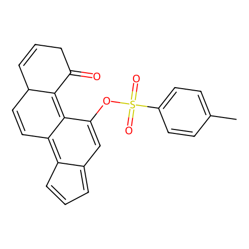 Cyclopenta(a)phenanthrenone, dihydro-11-(((4-methylphenyl)sulfonyl)oxy)- structure