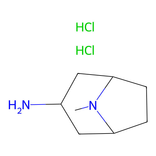 8-methyl-8-azabicyclo[3.2.1]octan-3-amine Dihydrochloride structure