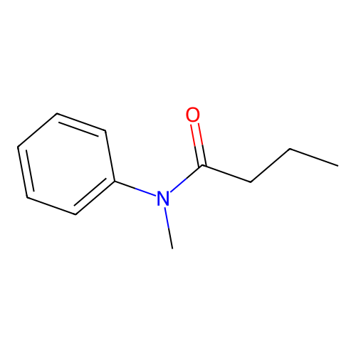 N-methyl-N-phenylbutanamide structure