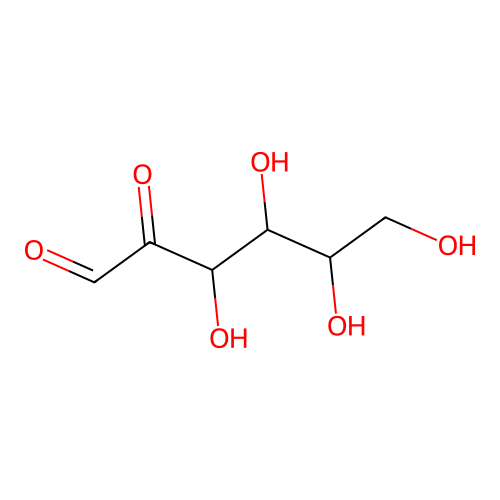3,4,5,6-Tetrahydroxy-2-oxohexanal structure