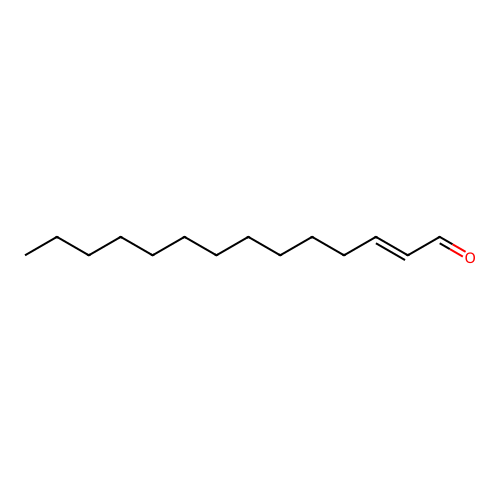 (E)-2-Tetradecenal structure