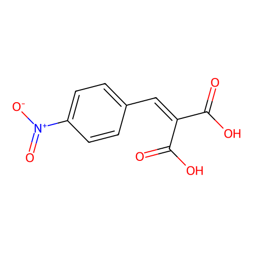 2-[(4-Nitrophenyl)methylidene]propanedioic acid structure