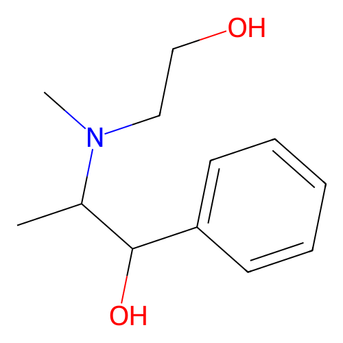 2-[2-Hydroxyethyl(methyl)amino]-1-phenylpropan-1-ol structure